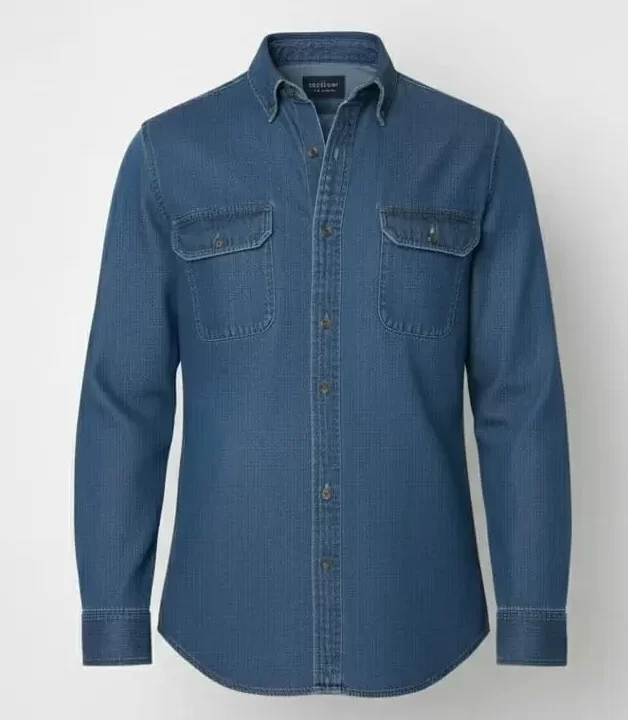 Camisa de mezclilla prelavada